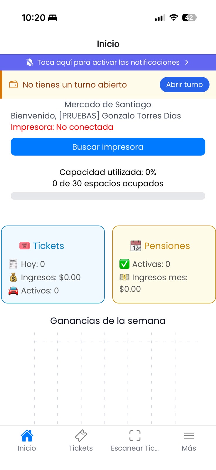 Estaciona app screenshot